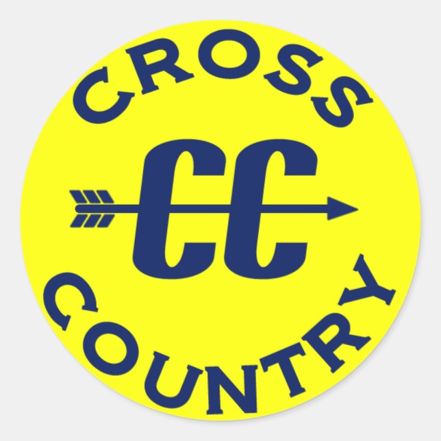 Sticker Rond Pays de la croix (Devant)