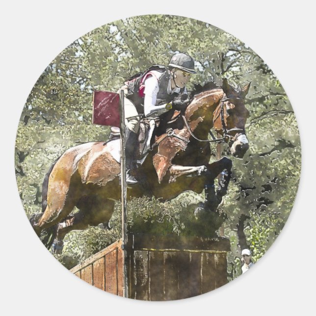 Sticker Rond Pays de la croix (Devant)