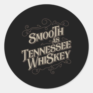 Sticker Rond Pays de Whiskey du Tennessee
