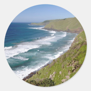 Sticker Rond Paysage côtier Coffee Bay