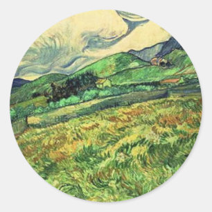Sticker Rond Paysage rustique et élégant à Saint Remy Peinture