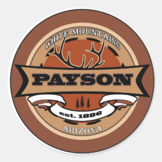 Sticker Rond Payson, Arizona
