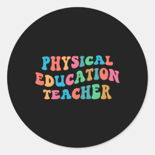 Sticker Rond Pe Enseignant en éducation physique Groove