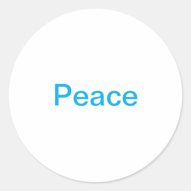 Sticker Rond Peace Jeff Hankamer Artjunkhaus Aimer Splash-Art (Devant)