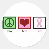 Peace Love Cure Cancer du sein