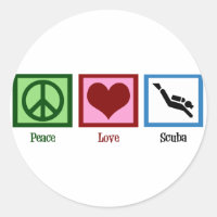 Peace Love Plongée sous-marine