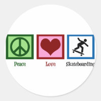 Peace Love Skateboard