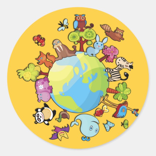 Sticker Rond PeacefulPlanet4W+Copie Pnt (Devant)