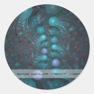 Sticker Rond Peau Alien 001