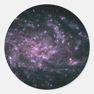 Sticker Rond Peau de galaxie distante WII