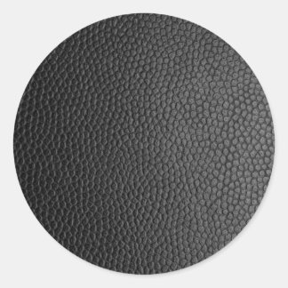 Sticker Rond Peau de serpent noire