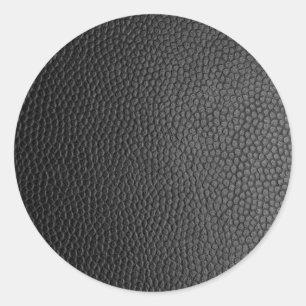 Sticker Rond Peau de serpent noire 