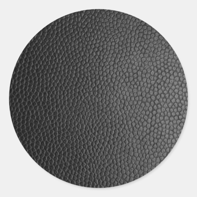 Sticker Rond Peau de serpent noire  (Devant)