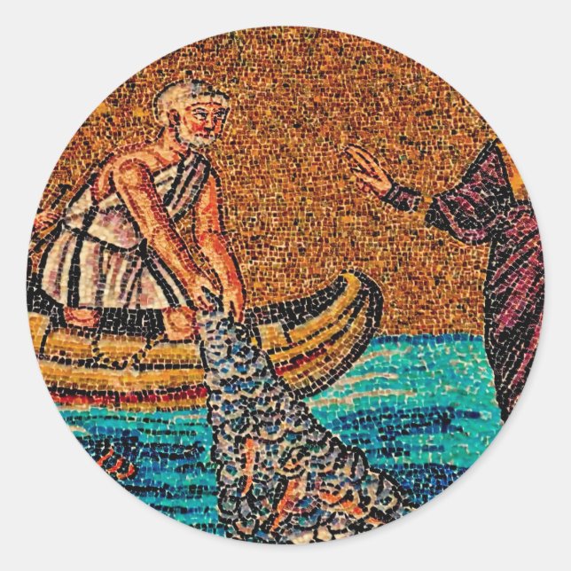 Sticker Rond Pêcheurs d'hommes (Devant)