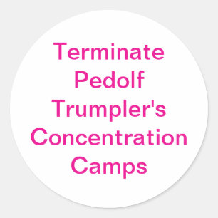 Sticker Rond Pedolf Trumpler Splash-Art Hankamer Artjunkhaus