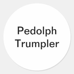 Sticker Rond Pedolph Trumpler Hankamer Artjunkhaus Bande Dessin