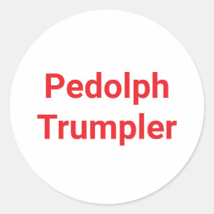 Sticker Rond Pedolph Trumpler Hankamer Artjunkhaus Bande dessin