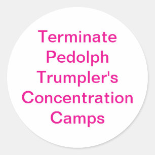 Sticker Rond Pedolph Trumpler Splash-Art Hankamer Artjunkhaus