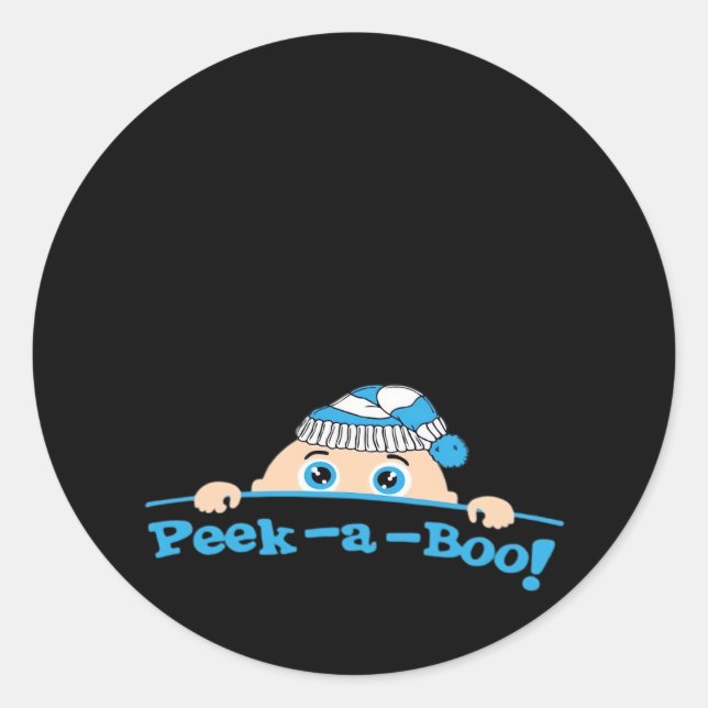Sticker Rond Peekaboo (Devant)