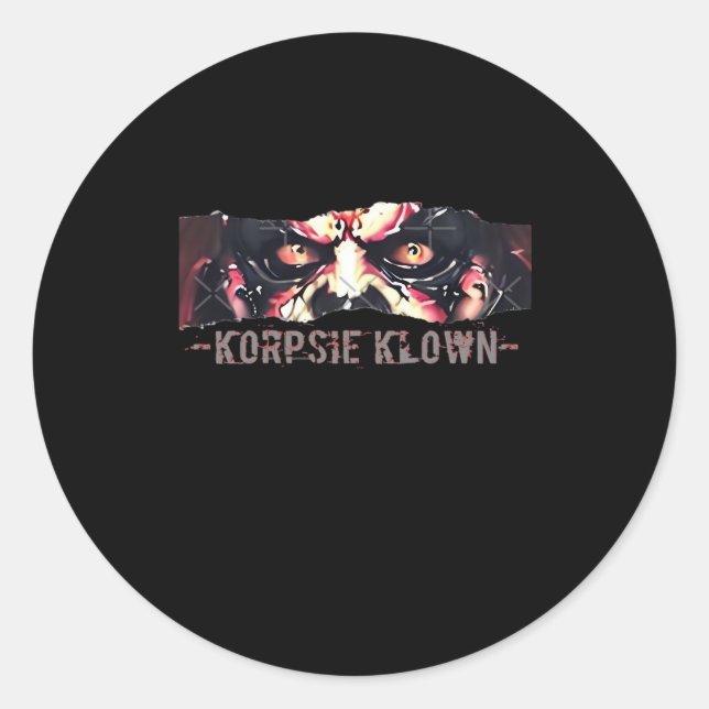 Sticker Rond Peekaboo Graphisme Vibes d'automne (Devant)