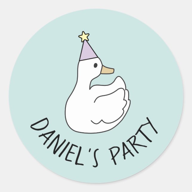 Sticker Rond Pegatina con pato (Devant)