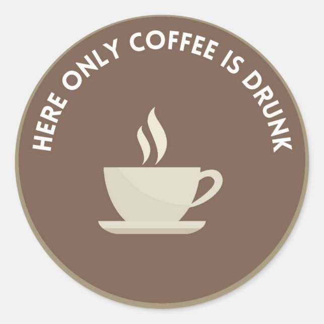 Sticker Rond Pegatina/Stickers redondo con Mensaje divertido (Devant)