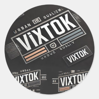 Sticker Rond Pegatinas CLIB VIXTOK