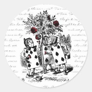 Sticker Rond Peindre le rouge Rose