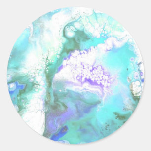 Sticker Rond "Peindre pour"