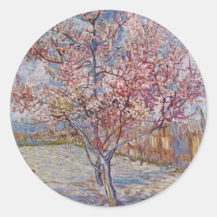 Sticker Rond Peinture d'arbre par Vincent Van Gogh