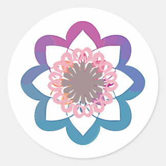 Sticker Rond peinture de mandala Gamut