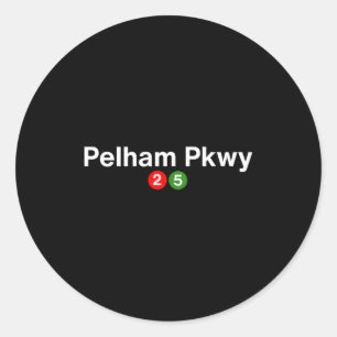 Sticker Rond Pelham parkway gare de métro de New York arrêt Bro