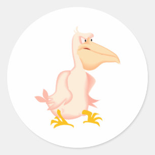 Sticker Rond Pellin Pelican
