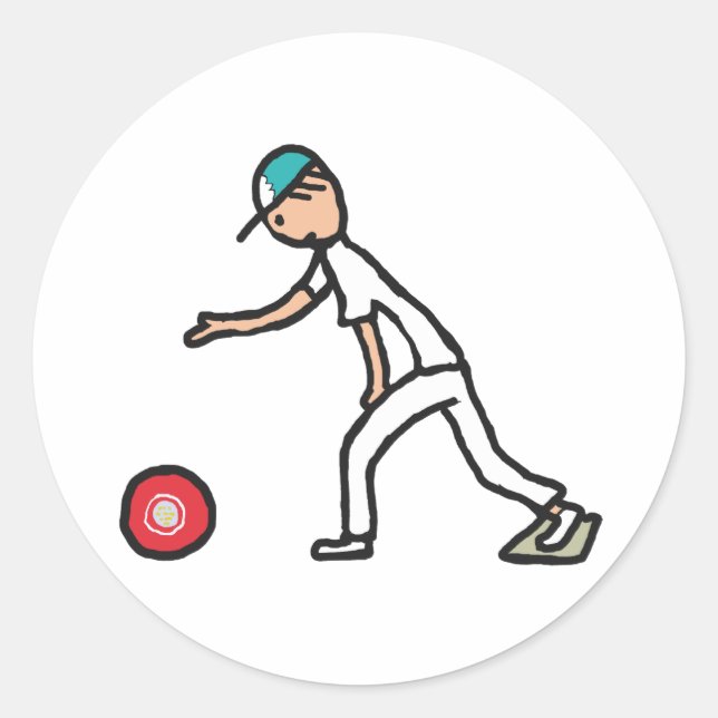 Sticker Rond Pelouse Bowls (Devant)