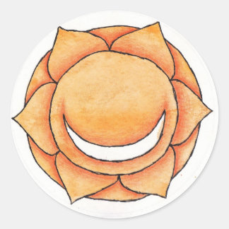 Sticker Rond Pelvic Chakra