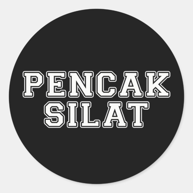 Sticker Rond Pencak Silat (Devant)