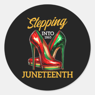 Sticker Rond Pénétrer Dans Le Junetten Comme Mes Ancêtres Haut
