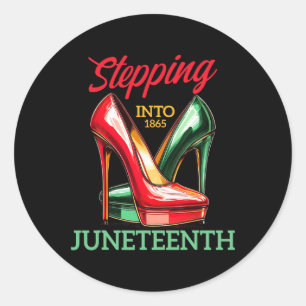 Sticker Rond Pénétrer Dans Le Junetten Comme Mes Ancêtres Haut