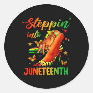 Sticker Rond Pénétrer Dans Le Junetten Comme Mes Ancêtres Haut