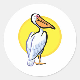 Sticker Rond Penga Pelican