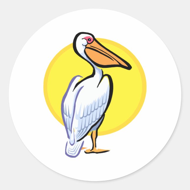 Sticker Rond Penga Pelican (Devant)