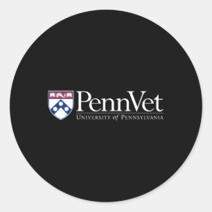 Sticker Rond Penn Quakers'S Veterinary School