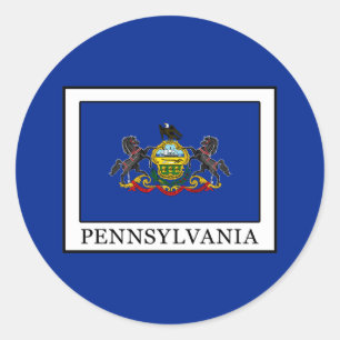 Sticker Rond Pennsylvanie