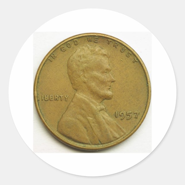 Sticker Rond penny (Devant)