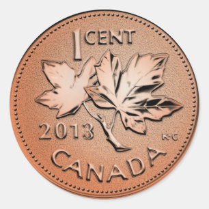 Sticker Rond Penny de 2013 Canadiens