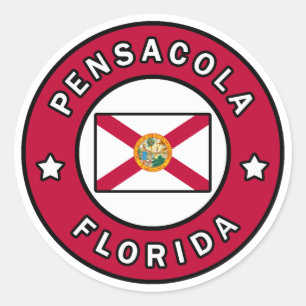 Sticker Rond Pensacola la Floride