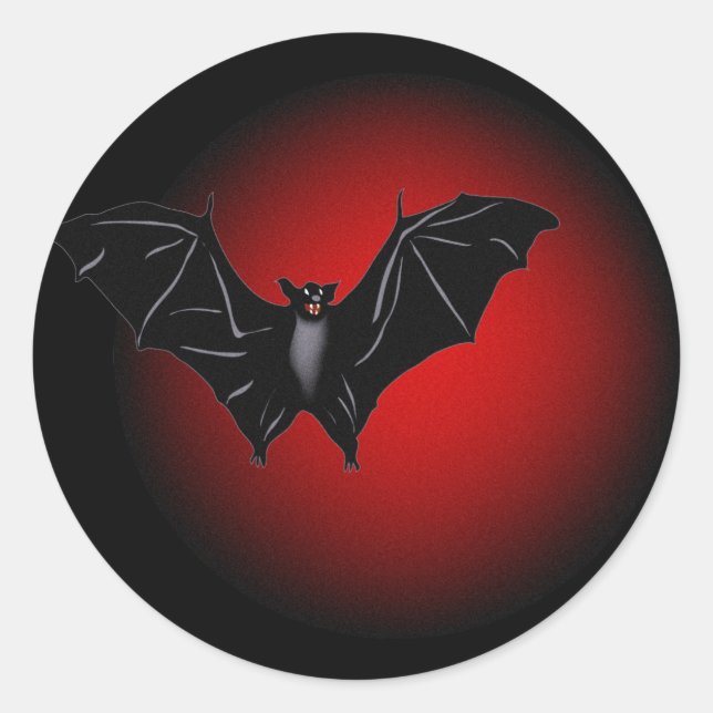 Sticker Rond Pensées sombres (Devant)