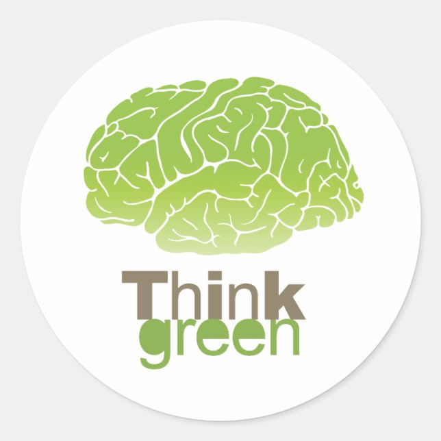 STICKER ROND PENSEZ VERT (Devant)