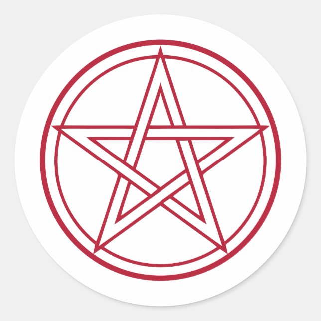 Sticker Rond Pentacle (Devant)