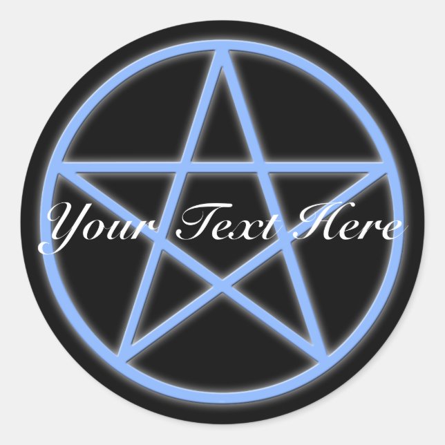 Sticker Rond Pentacle de Falln Pagan (Devant)